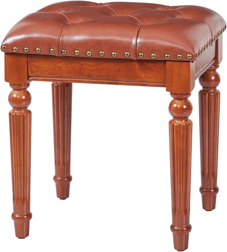 Elegant vanity stool with - elegant,