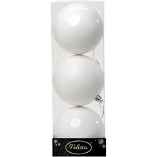 PALLE DI NATALE PLASTICA 10CM