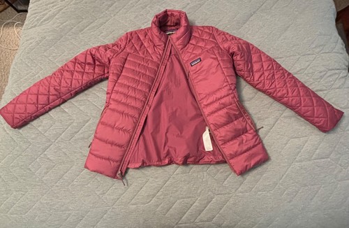 Piumino donna patagonia rosa - piumino,