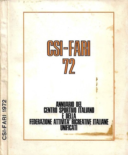 Csi fari annuario del - csi-fari, 72.