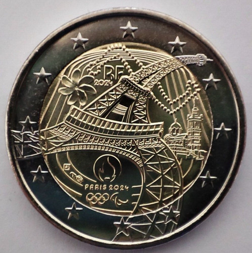 Moneta euro francia - moneta,