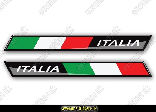 Adesivi bandiera italiana - 2,