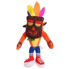 PELUCHE CRASH BANDICOOT  CON MASCHERA GIOCO   26 CM NUOVO