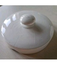 Antico Grande Coperchio Porcellana Vaso Albarello Tappo Farmacia Ginori ?