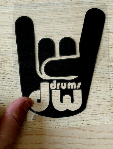 Sticker autocollant drums - autocollant, dw