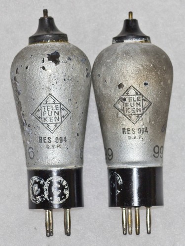 Telefunken res094 coppia tubi - telefunken,