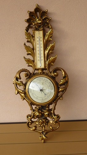 Barometro termometro legno - barometro/termometro, in