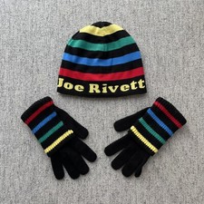 JOE RIVETTO GUANTI PIÙ BERRETTO TAGLIA S/M OTTIME CONDIZIONI 