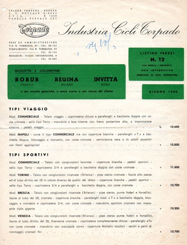 Catalogo listino bicicletta - listino,