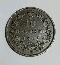 10 centesimi 1867 H - Vittorio