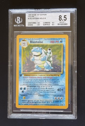 Carta pokèmon blastoise - pokèmon, holo