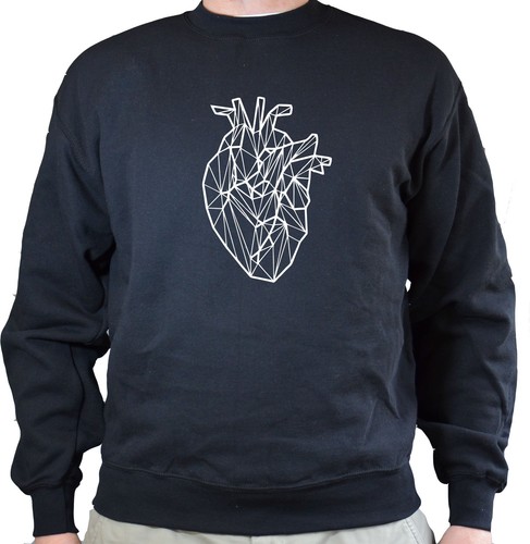 Felpa girocollo cuore - cuore, art