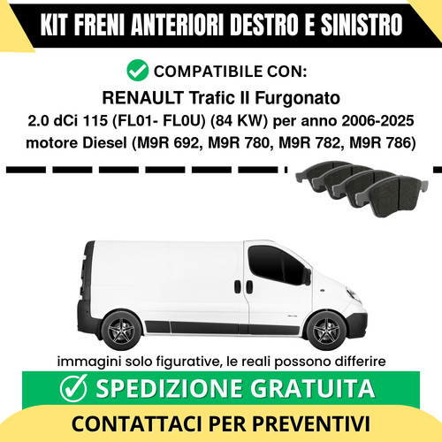 Pastiglie freno anteriori per - anteriori,
