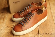 Scarpe da ginnastica uomo Buttero Tan in pelle marrone UK 11 US 12 EU 45
