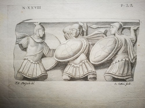 Incisione antica fregio - incisione,