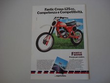 advertising Pubblicità 1980 MOTO FANTIC CROSS 125 COMPETIZIONE