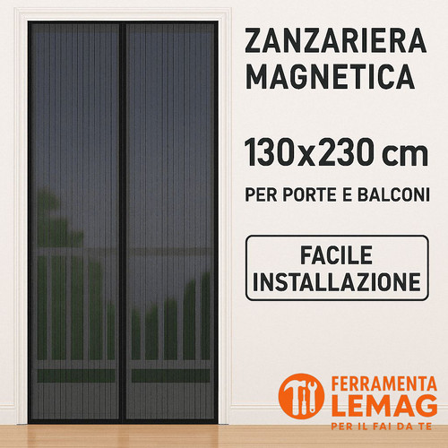 Zanzariera magnetica nera - zanzariera,