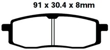 Pastiglie freno FA105 YAMAHA