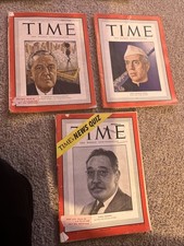 Time Magazine, October 3, 17, 24, 1949