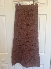 Zara elegante gonna marrone