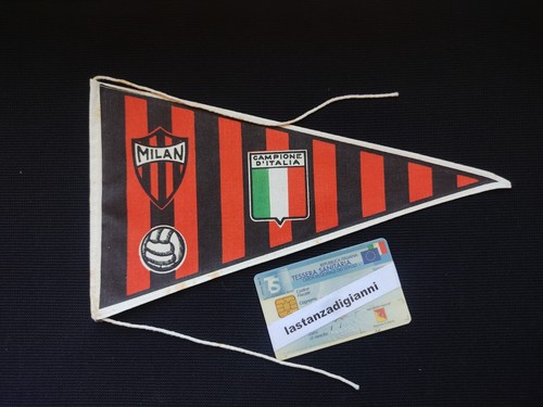Milan calcio bandierina stoffa - bandierina,