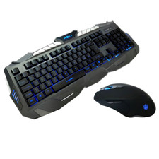 KIT TASTIERA MOUSE GAMING MYKA 7 COLORI LED CAMBIO COLORE KIT-G74 ERGONOMICO