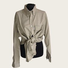 Camicia vintage Valentino XL beige cotone 