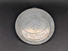 SAAB SCANIA Ø 60MM LOGO NERO SIGLA EMBLEMA FREGIO STEMMA SCRITTA BADGE TARGA