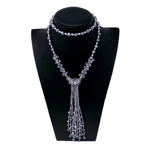 Collana lunga perline donna - lunga,