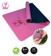 Tappetino Yoga Fitness Pilates Tappeto in Gomma Naturale e-Yoga Ecosostenibile
