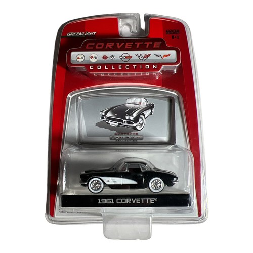 Greenlight 1961 corvette nera - greenlight,