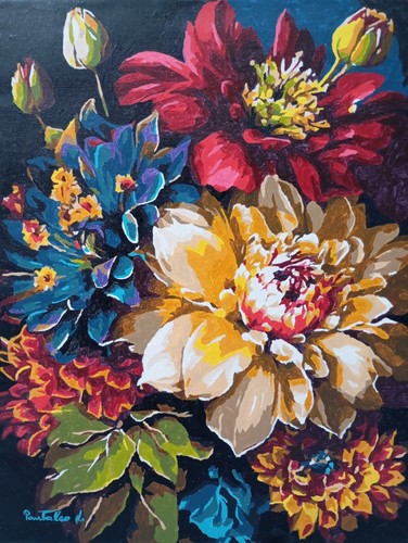 Quadro classico dipinto mano - dipinto,