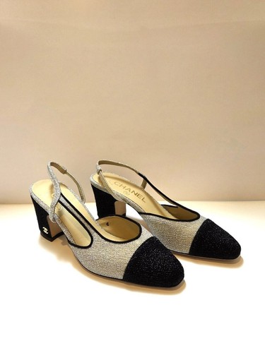 Chanel glitter cap toe - glitter,