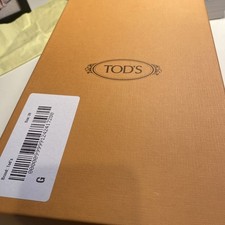 Tod’s Black Flats with Gold