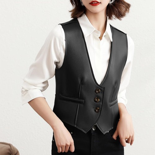 Gilet finta pelle - finta,