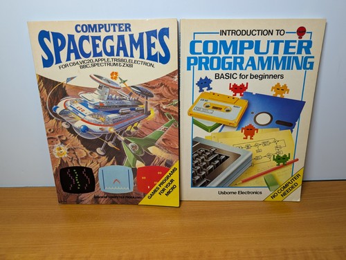 Vintage usborne computer - vintage, books