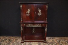 Splendida consolles / mobile / legno rosso / decori / stile impero / cassettini