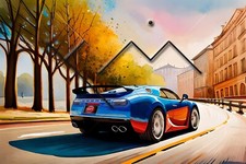 Bugatti EB 110 - Illustrazione