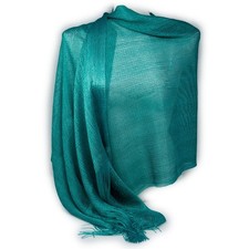 Stola verde lurex elegante