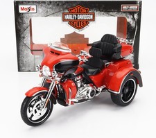 MODELLINO MOTO STATICO MAISTO HARLEY DAVIDSON CVO TRI GLIDE 2021 ARANCIO 1/12