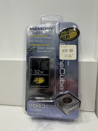 Mad catz gamecube memory card - catz,