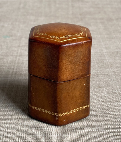 Vintage c1930 italian - italian, leather