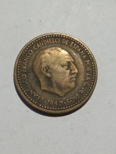 Moneta pesetas spagna 1947 - 1,