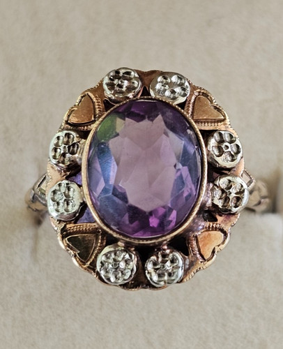 Anello vittoriano oro rosa - , 10