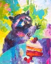 Divertente procione originale