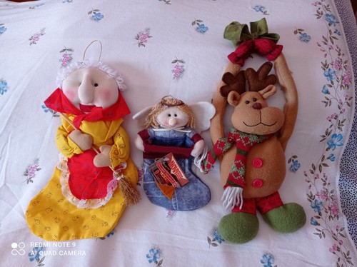 Decori natalizi 3pezzi befana - natalizi,