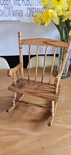 Mini sedia a dondolo vintage