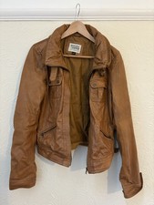 Bomber vintage in pelle
