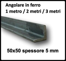 Angolare in ferro liscio barra profilo ad angolo angolari 50x50 di spessore 4 mm