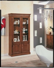 VETRINA LEGNO LIBRERIA ANTE